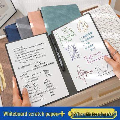 Löschbares A5 Leder Whiteboard Notizbuch & Desktop Memo Pad mit kundenspezifischer Logo-Option