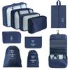 7-Piece Travel Storage Bag Set for Clothing and Luggage Organization