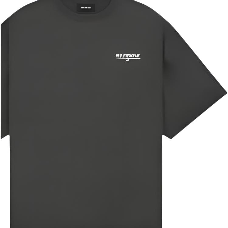 WE11DONE Comfortable Minimalist Round Neck Short Sleeve T-Shirt Unisex Tops WD-TT1-26-920-U-CH
