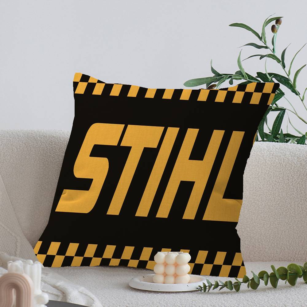 Stihl Logo Aufgedruckte Kissenhülle Design Kissenbezug Dekoration Feiertagsdekoration