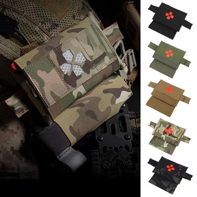 1Pc Small Universal Rapid Deployment First Aid Kit Tactical Medical Kit MOLLE Survival Safety IFAK First Aid PALS Waist Belt Bag