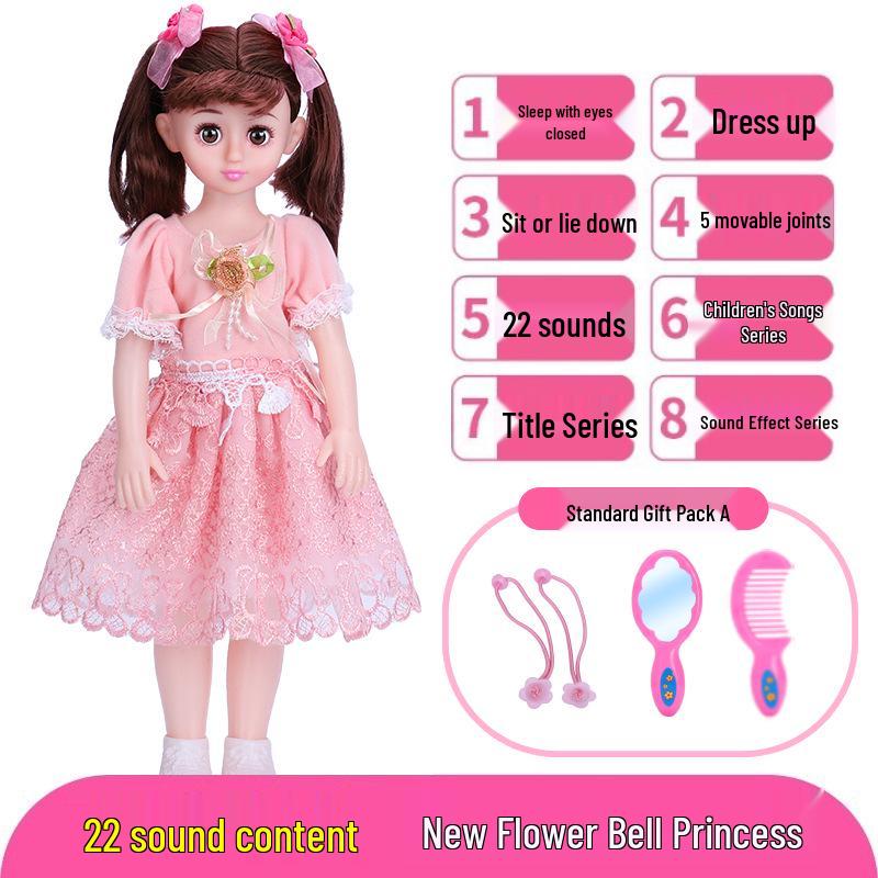 Interactive Smart Doll Set with Changeable Clothes - Princess Toy for Girls, Perfect Birthday Gift