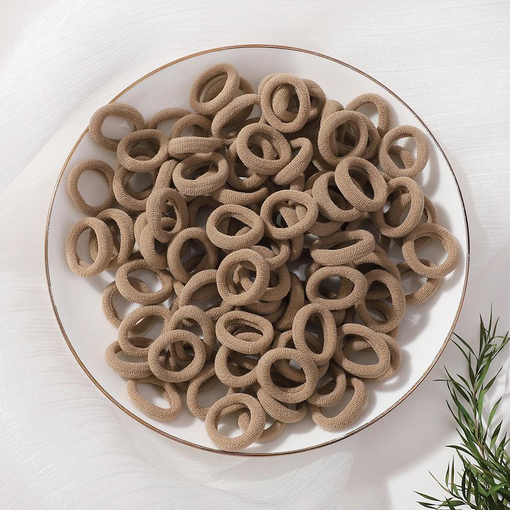 20pcs/lot Girl Elastic Hair Bands Girls Plush Ball Rubber Band for Children Sweets Scrunchie Hair Ties Kids Hair Accessories