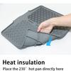 Non-slip Drainage Mat Silicone Sink Placemat Creative Dish Drying Mat  for Kitchen Utensils
