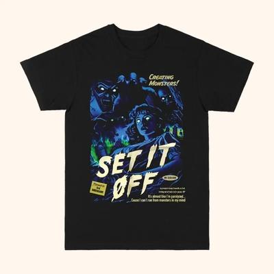 Hot Set It Off Band Tour 2025 T-shirt S To 5XL DM808 Unisex T-Shirt