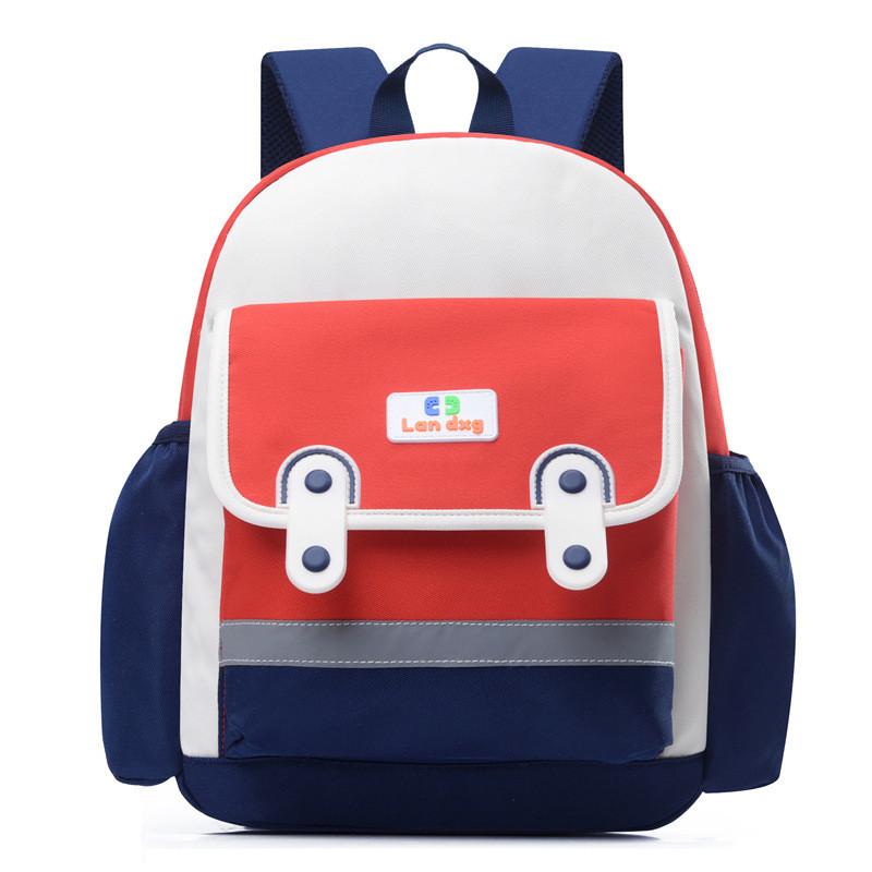 Cute Cartoon Oxford Cloth Kids Backpack Colorful Preschool Bag Unisex