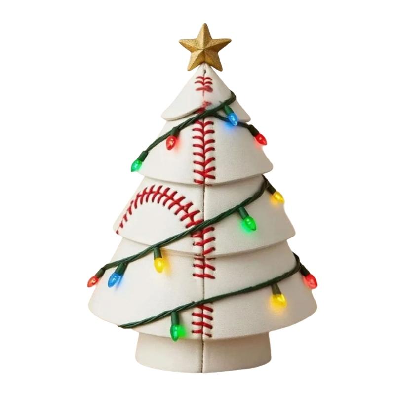 

Reusable Soccer Christmas Decoration Resin Art Table Ornament For Sport Lover