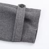 Womens Oversized Double-Breasted Wool Blend Coat With Waist Belt Longline Streetwear Style Winter Outerwear