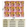 Yellow Duck Love Plush Blanket Child Flannel Bedding Throws For Couch Chair Sofa Bed Super Warm Custom Quality Bedspread Gift