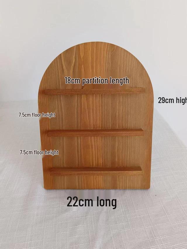 Supporto in Legno Stile Mori per Dolci per Baby Shower