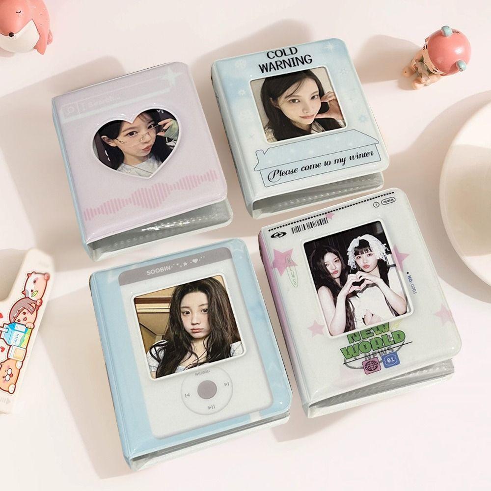 

ПВХ Альбом для фотокарток 3 дюйми Альбом для колекційних карток Новий альбом для карток айдолів 5