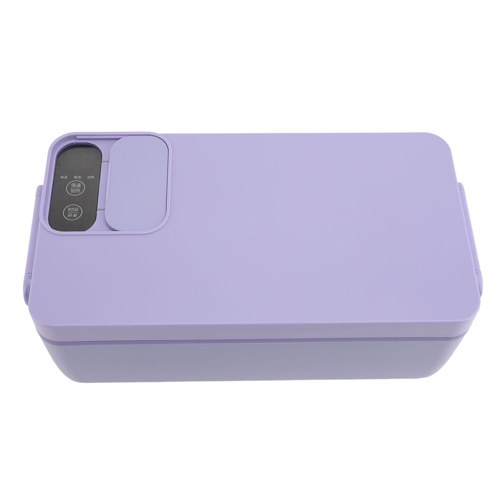 Food Warmer Lunch Box 316 Stainless Steel 1L Large Capacity Portable Food Warmer for Office Purple L фиолетовый 5890₽