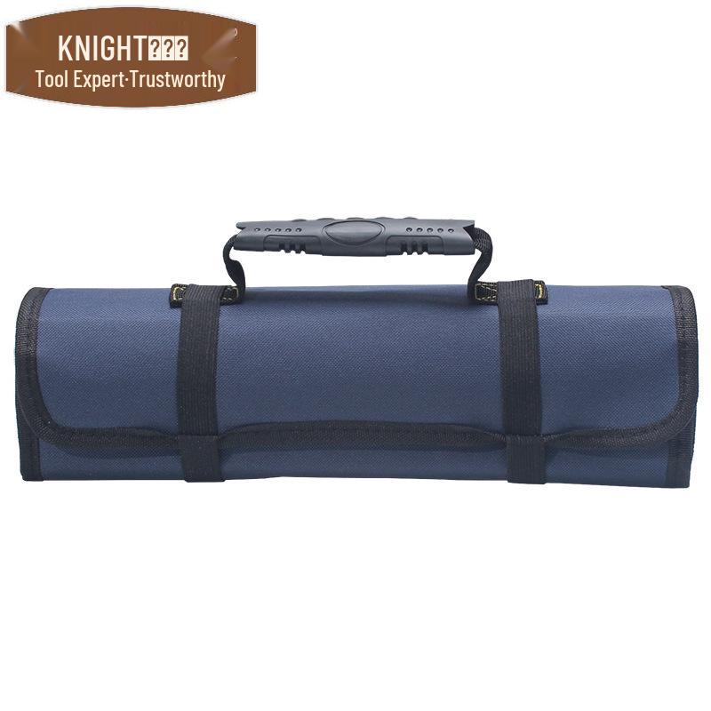 Roll-Up Canvas Oxford Tool Bag with Pockets for Electricians