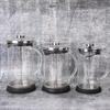 Heat-Resistant Glass Handle French Press Coffee Pot with Measuring Cup