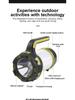 Portable Camping Lantern Lamp T6 Beads Flashlight USB Rechargeable Waterproof Emergency Outdoor Searchlight with COB Sidelight