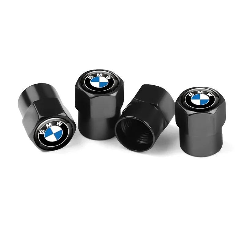 JKGN2 For BMW M Emblem E46 E36 E34 F10 E90 F30 E60 F30 E53 E30 E92 E87 Car Wheel Tire Valve Caps 4Pcs Metal Stem Cover