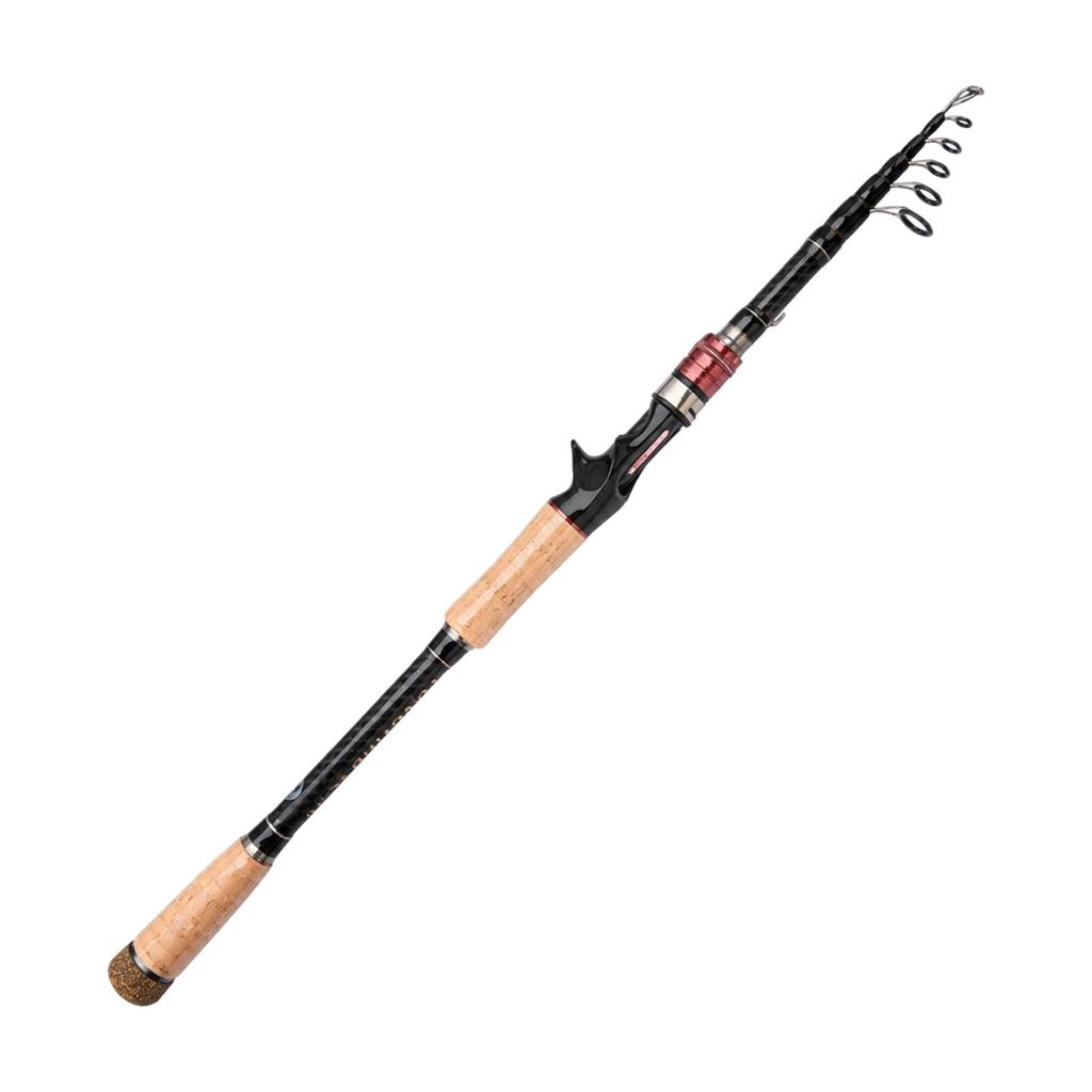 CarbonFiber Telescopic Fishing Rod Compact Carbon Fiber Lightweight