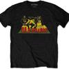 Bad Brains Unisex T-Shirt Lion Crush (Small) - Medium - Black - Unisex