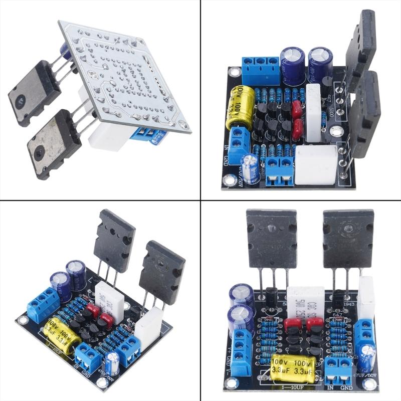 Mono HiFi Power Amplifier Board 100W Output 2SC5200 2SA1943 20-50V For Home Sound Entertainment System Accessories