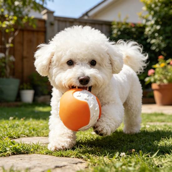 Pet Toy with Sound-producing Design Durable Latex Chew Toy Teeth Grinding And Gum Massage Toy for Small