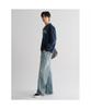 Vintage Wide Fit Denim Pants Sky Blue