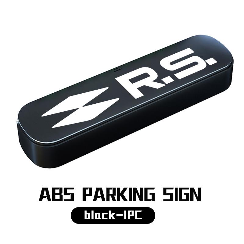 Car Phone Number Plate Temporary CBEGZ Parking Card Stop Sign Plate For Renault Dacia Duster Megan Zoe Scenic Koleos Fluence Sandero