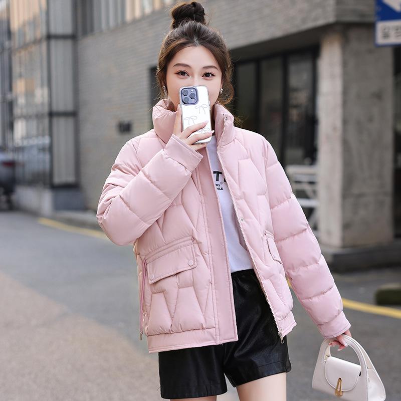 Padded Clothes Short Winter New Padded Clothes Thickened Stand-up Collar Loose Padded Jacket Women