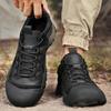 Non Slip Outdoor Male Sneakers New Suede Treking Footwear for Men Casual Hiking Shoes Travel Climbing Camping Trainers Leather