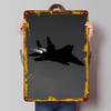 F15 Eagle In Flight Aesthetic Decoration Room Black and White Metal Poster Customized Wall Art Retro Vintage Tinplate Signs for