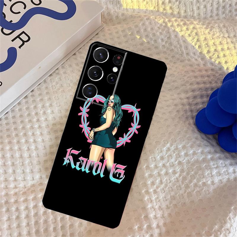 Karol G Phone Case For Samsung Galaxy S24 S25 Ultra S9 S10 S20 S22 S21 Plus S23 FE Portector Cover