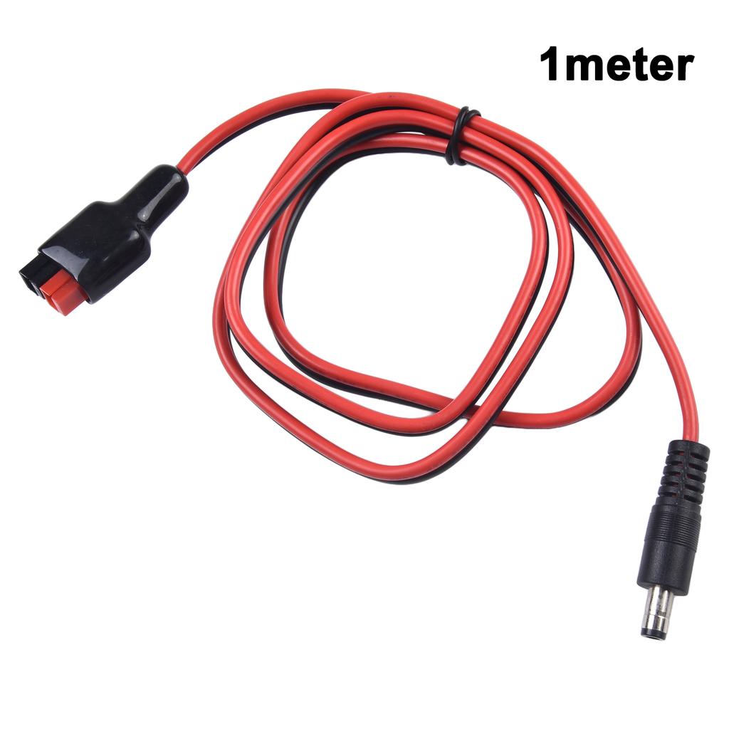 1pc For Solar Adapter Cable 15/30/45A Power Pole Connector DC 5.5x2.5mm Solar Panel Cable Connect Accessories