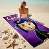 Coraline beach towel Outdoor camping Beach towel for vacation swim Outdoor pool Absorbent bath towel