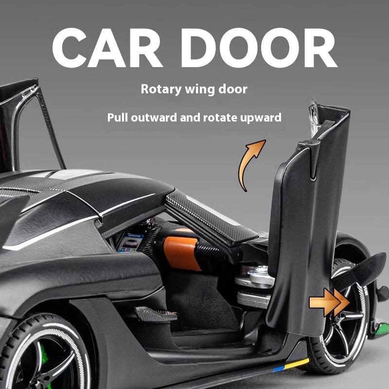 1/24 Koenigsegg Jesko Supercar Diecast Model Alloy Metal Car Classic Collections Hobbies Sentiments High Simulation Decorations Gift Friend