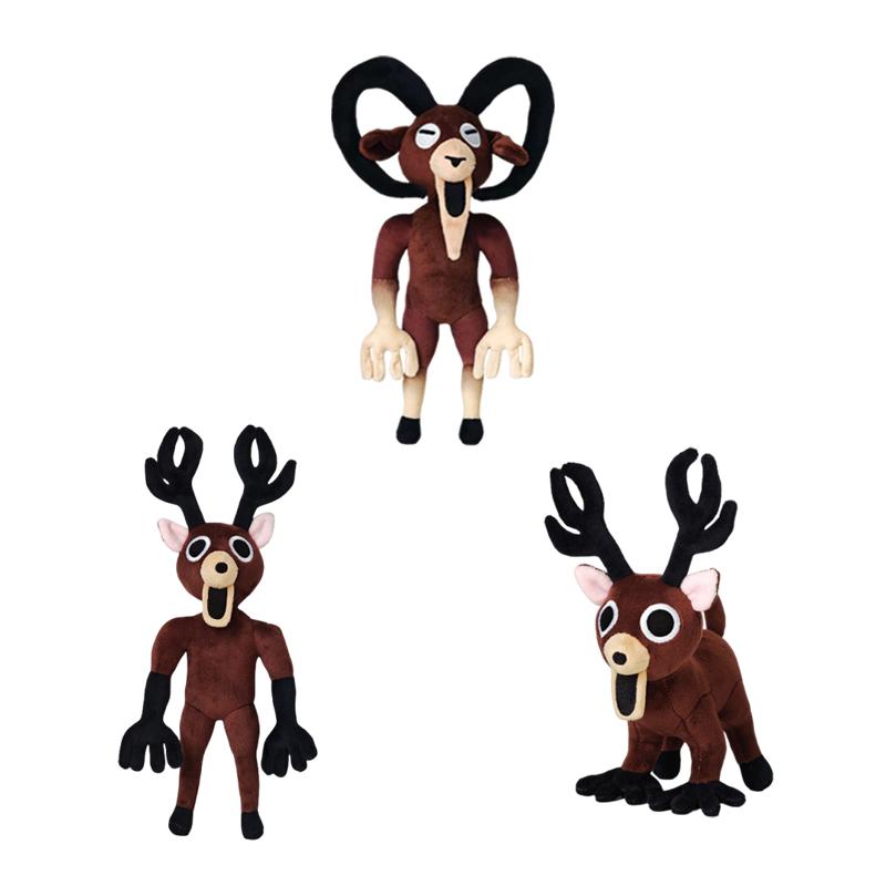 Non-Toxic New 99 Nights In The Forest Purple Bat Plush Cute Pink Baby Deer Stuffed Doll Funny Blue Owl Red Goat Plush Toy For Kid Gifts