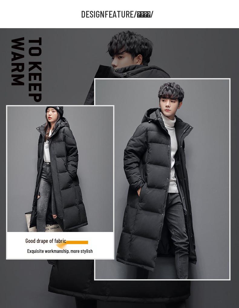 Unisex Długa Puszysta Kurtka Puchowa za Kolano - Kolekcja Centralnej Akademii Dramatu