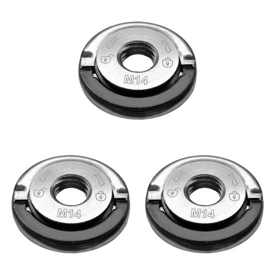 Winkelschleifer Flansch Sicherungsmutter Gewinde Winkelschleifer Flanschmutter Schnellwechsel Tragbare Sicherungsplatte Spannfuttermutter Ersatzteil