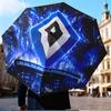 Hsv Stadium Lights Mini Five-Fold Lightweight Umbrella, Eight-Bone Frame, for Home Travel and Outdoor Use in Any Season Fan Gifts