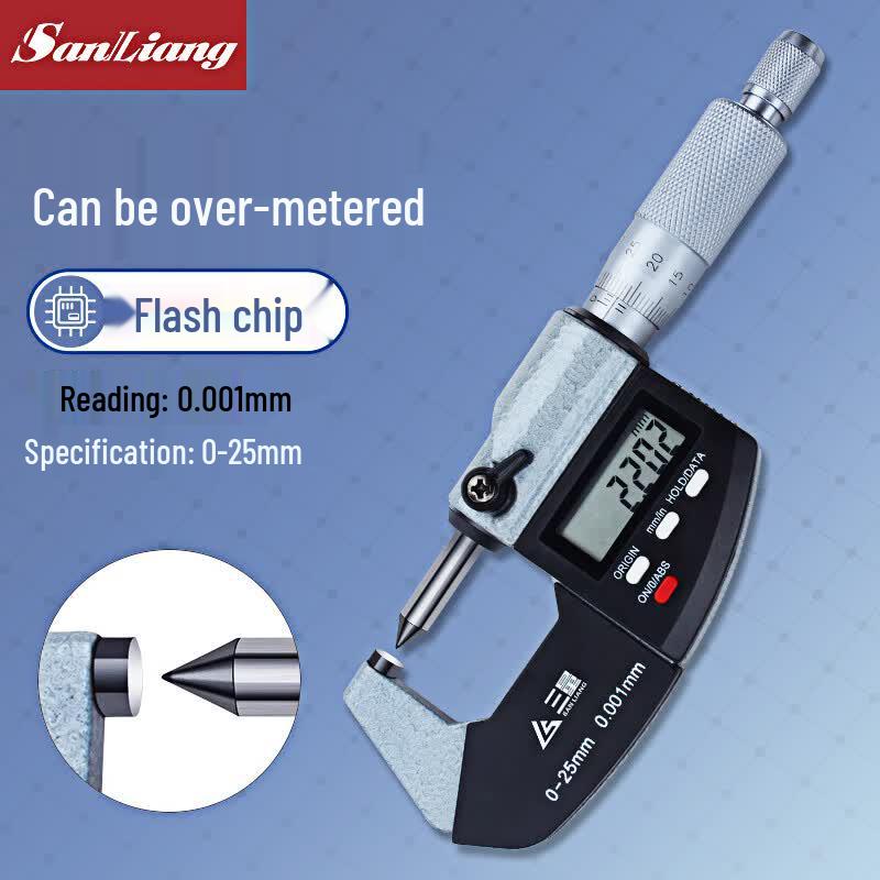 Sanliang Digital Micrometer with Pointed Probe