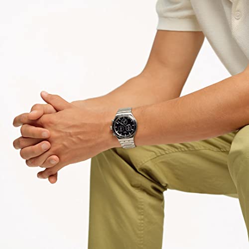 Swatch CARBONIUM DREAM New Irony Chrono YVS495G Men's Watch, Gray