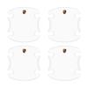 4PCS Transparent Car Door Anti-collision Protector Bumper Strip Sticker For Porsche Boxster Cayenne Panamera Macan Cayman 911 918 996 917 991