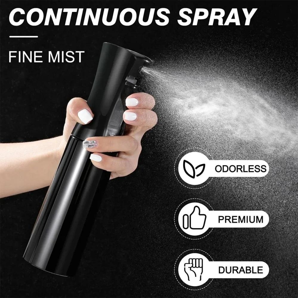 Refillable Hairdressing Spray Bottle Continuous High Pressure Mist Water Can Automatic Salon Barber Water Replenishing Sprayer