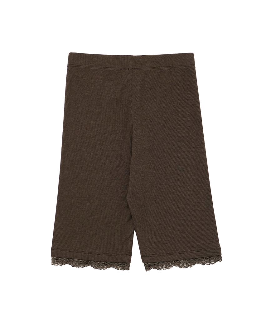 Hety Lace Biker Shorts (Brown)
