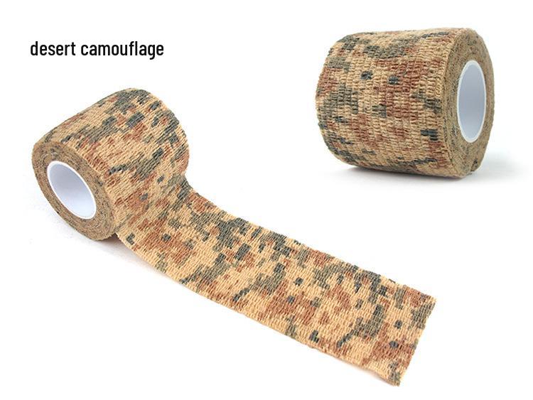 Non-stick Self-adhesive Stretchable Outdoor Camouflage Tape for Hunting, Cycling, and Vehicles