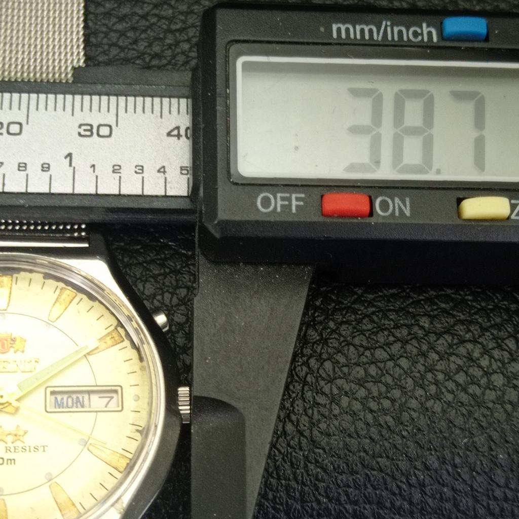 USED VINTAGE ORIENT AUTOMATIC 46943 JAPAN MENS ORIGINAL DIAL WATCH a702261-5 R123-a702261