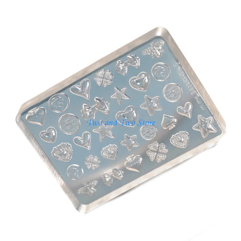 HX6F Silicone Embellishment Molds Fortunate Theme Accessories Crafting Molds CN