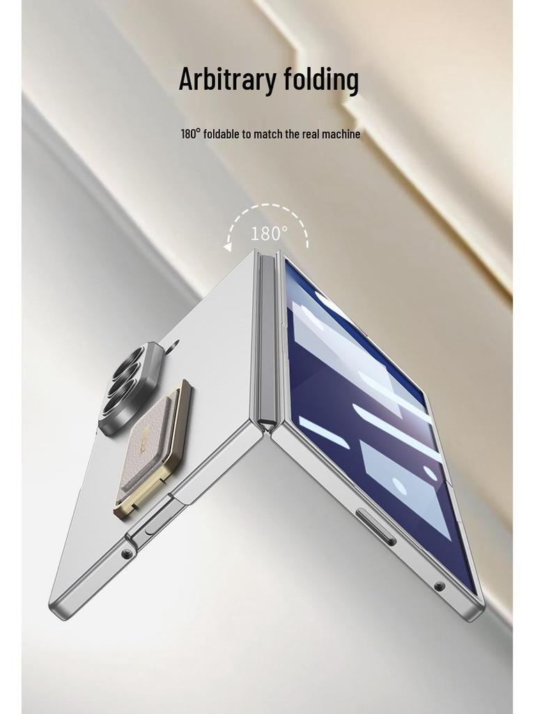 Samsung Z Fold7 Wristband Stand Case - Solid Color, Advanced Protection, Full Coverage, Business Style.