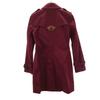 COACH trench coat XS Burgundy With cover Women Used