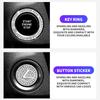 Auto Bling Eén-Klik Start Stop Motor Ontstekingsring Sticker Voor Lexus FSPORT LBX NX RX 350h 450h ES UX 300e GS GX IS LS LX CT