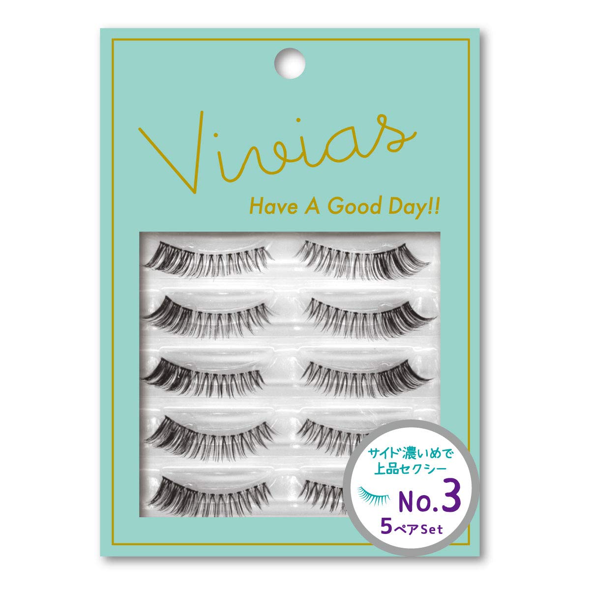 

BN Vivias false eyelashes 5 pairs VVS-03