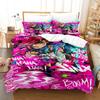 Arcane Anime JinX 3D Bed Linen Set Duvet Cover Set Twin Full Queen King Size Bedding Set Comforter Bedding Sets Arcane Bed Linen